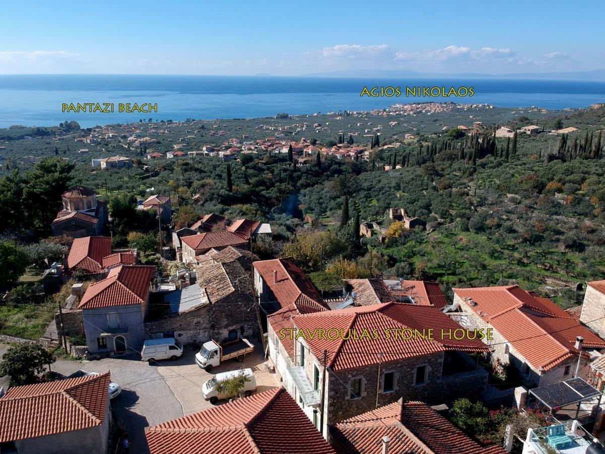 Stavroulas Stone House In Rigklia, Messinia Riglia Exterior photo