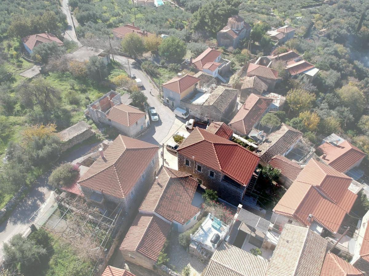 Stavroulas Stone House In Rigklia, Messinia Riglia Exterior photo